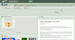 Desktop Screenshot of dhatz.deviantart.com