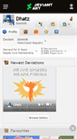 Mobile Screenshot of dhatz.deviantart.com