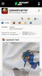 Mobile Screenshot of cybeastwarrior.deviantart.com