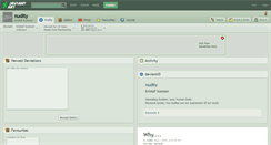 Desktop Screenshot of nudity.deviantart.com