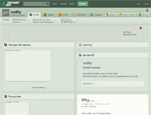 Tablet Screenshot of nudity.deviantart.com