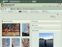 Tablet Screenshot of neko-chan1342.deviantart.com