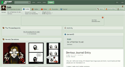 Desktop Screenshot of eddi-.deviantart.com