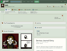 Tablet Screenshot of eddi-.deviantart.com