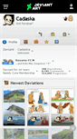Mobile Screenshot of cadaska.deviantart.com