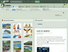 Tablet Screenshot of cadaska.deviantart.com
