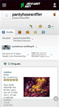 Mobile Screenshot of pantyhosesniffer.deviantart.com