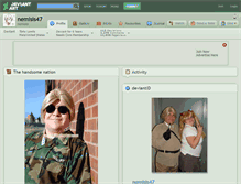 Tablet Screenshot of nemisis47.deviantart.com