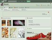 Tablet Screenshot of niccccck.deviantart.com