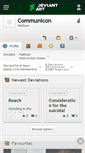 Mobile Screenshot of communicon.deviantart.com