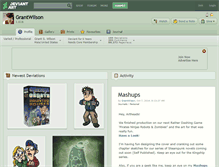 Tablet Screenshot of grantwilson.deviantart.com