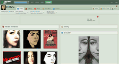 Desktop Screenshot of eviltarte.deviantart.com