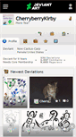 Mobile Screenshot of cherryberrykirby.deviantart.com