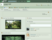 Tablet Screenshot of iceman11029.deviantart.com