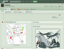 Tablet Screenshot of hackney.deviantart.com