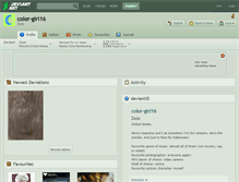 Tablet Screenshot of color-girl16.deviantart.com