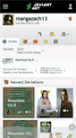 Mobile Screenshot of mangazach13.deviantart.com