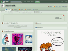 Tablet Screenshot of craptastic-club.deviantart.com