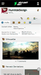 Mobile Screenshot of humildedesign.deviantart.com