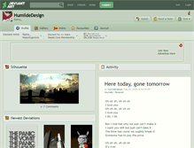 Tablet Screenshot of humildedesign.deviantart.com