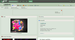 Desktop Screenshot of lukepower.deviantart.com