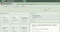 Desktop Screenshot of fireemblemrp-da.deviantart.com