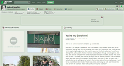 Desktop Screenshot of neko-kaioshin.deviantart.com