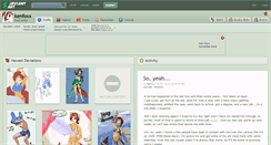 Desktop Screenshot of kenfoxx.deviantart.com