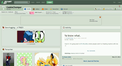 Desktop Screenshot of cookiechomper.deviantart.com