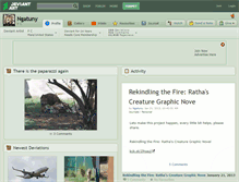 Tablet Screenshot of ngatuny.deviantart.com