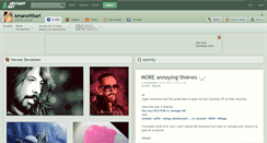 Desktop Screenshot of amanohikari.deviantart.com