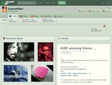 Tablet Screenshot of amanohikari.deviantart.com