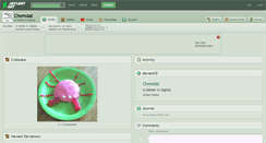 Desktop Screenshot of chemdat.deviantart.com