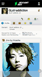 Mobile Screenshot of glay-addiction.deviantart.com