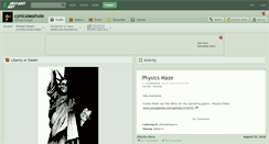 Desktop Screenshot of cynicalasshole.deviantart.com