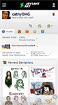 Mobile Screenshot of cathyomg.deviantart.com