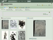 Tablet Screenshot of majesticartistry.deviantart.com