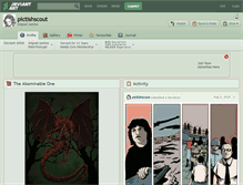 Tablet Screenshot of pictishscout.deviantart.com