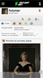 Mobile Screenshot of holyman.deviantart.com