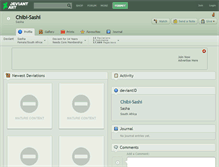 Tablet Screenshot of chibi-sashi.deviantart.com