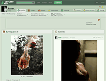 Tablet Screenshot of jossax.deviantart.com