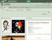 Tablet Screenshot of circuit5389.deviantart.com