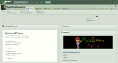 Desktop Screenshot of mysticgoddessalexis.deviantart.com
