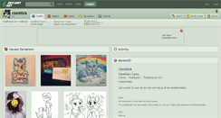 Desktop Screenshot of clocktick.deviantart.com