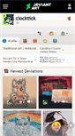 Mobile Screenshot of clocktick.deviantart.com