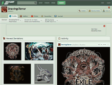 Tablet Screenshot of drawingsterror.deviantart.com