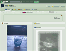 Tablet Screenshot of koolasvegan1.deviantart.com