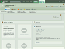 Tablet Screenshot of monkeychaser4.deviantart.com