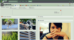 Desktop Screenshot of oxygenbomb.deviantart.com