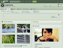 Tablet Screenshot of oxygenbomb.deviantart.com